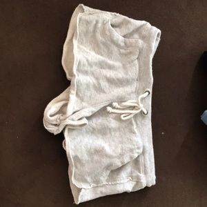 forever21 grey cozy shorts